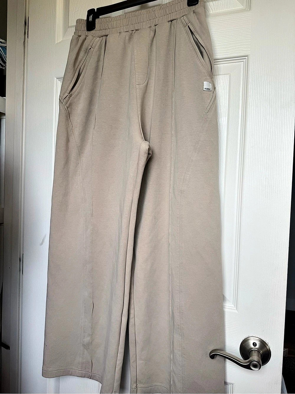FIOBOC CozySpacer Fall Drawstring Wide Leg Pants Curved Design CozySpacer Wide